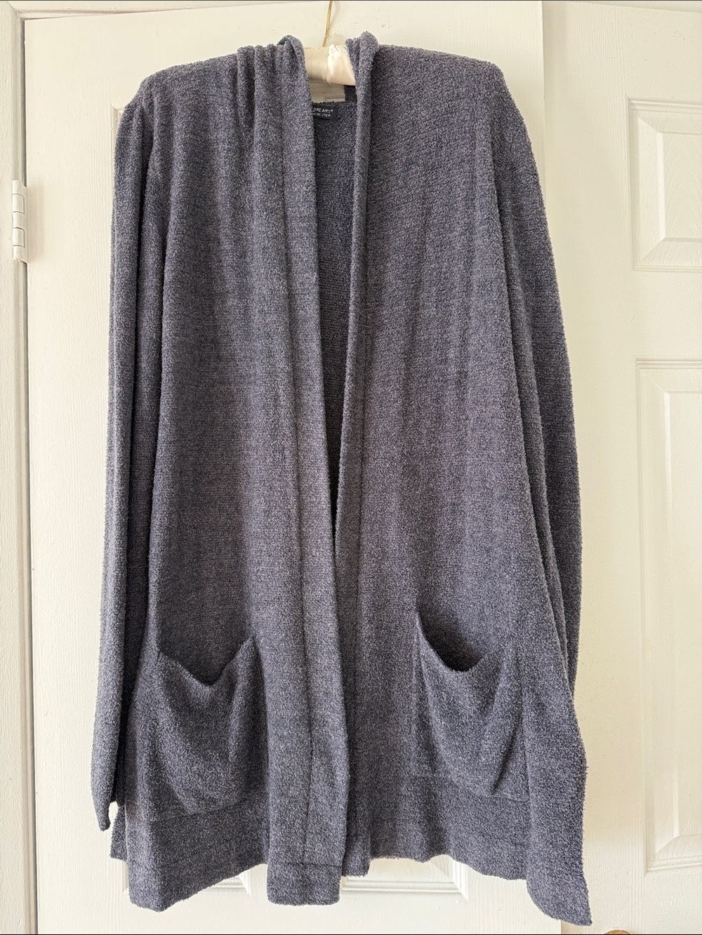 Barefoot Dreams hooded long cardigan/coat
